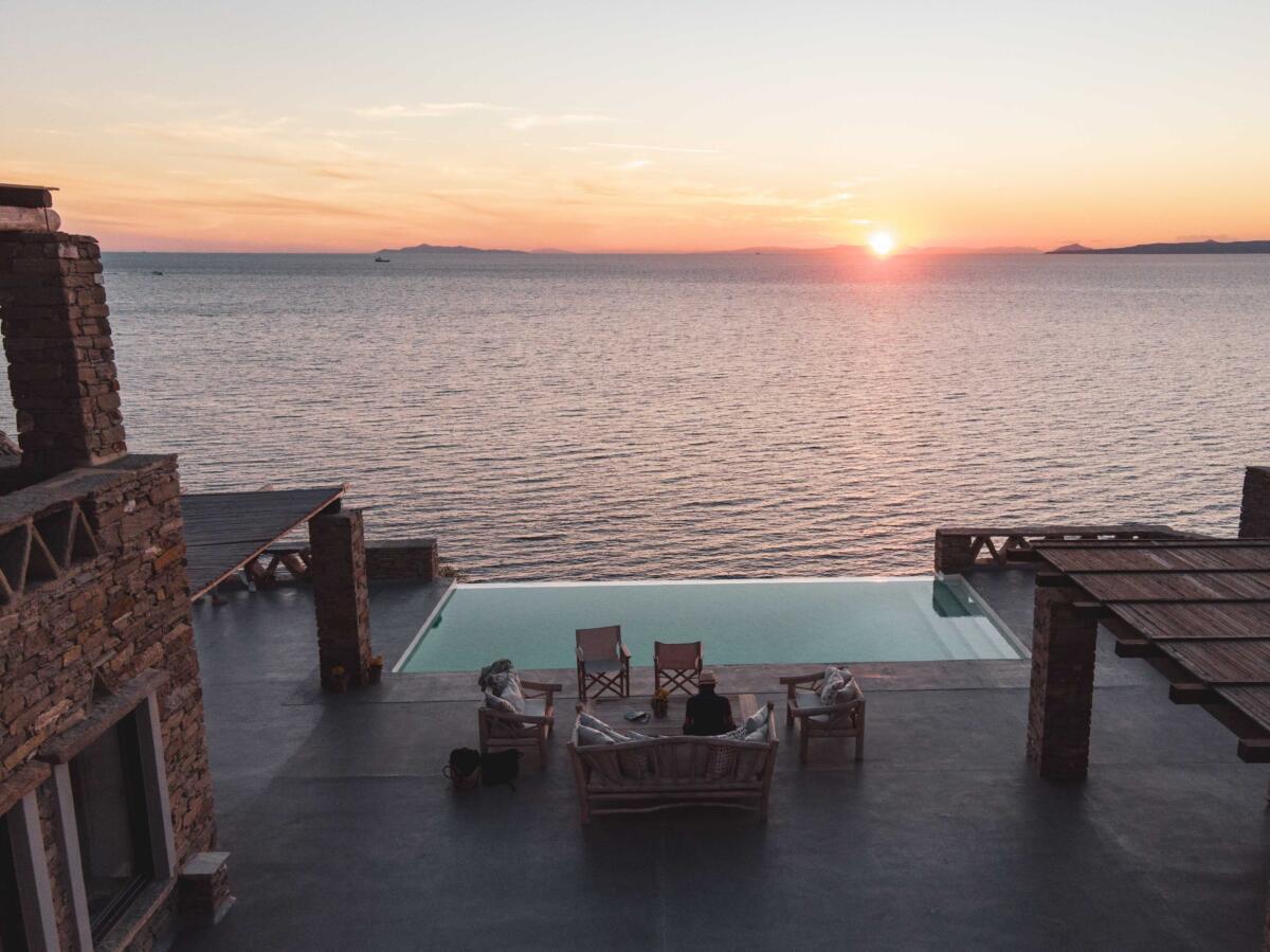 Villa Carpe Diem: Sea & Sunset View In Kea Island Ioulis Exterior foto